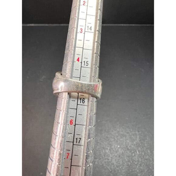 Vintage sterling silver black onyx ring size 5 - Picture 14 of 15